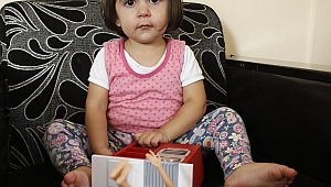 2 yaşındaki Elif Su'nun yaşam savaşı (videolu)