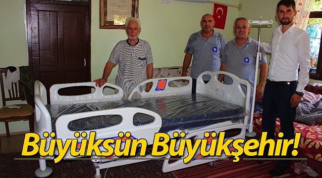 Büyükşehir�den hasta yatağı ve ev eşyası yardımı GÜNDEM İleri Gazete