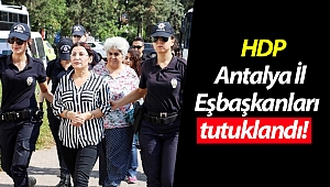 HDP Antalya İl Eşbaşkanları tutuklandı