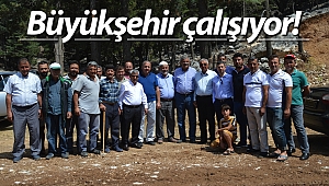 Kaş Başdargaz Çavdır yolu asfaltlanıyor