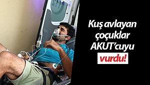 Kuş avlayan çocuklar AKUT'cuyu vurdu (Videolu)