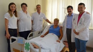 Rus uyruklu kadın ameliyat için Alanya'yı tercih etti