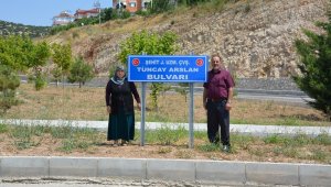 Şehit Tuncay Arslan'ın adı yolda yaşatılıyor