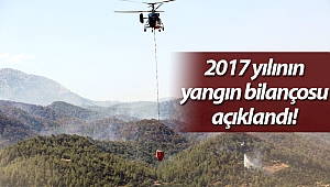2017 yılının yangın bilançosu açıklandı! (Videolu)