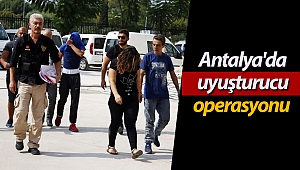 Antalya'da uyuşturucu operasyonu: 6 gözaltı
