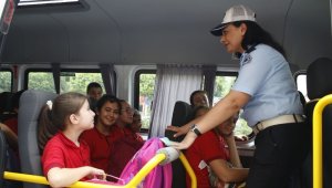 Antalya'da okul servislerine denetim