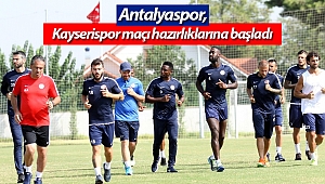 Antalyaspor, Kayserispor maçı hazırlıklarına başladı