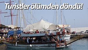 Dalış için tekne turuna çıkan turistler ölümden döndü!