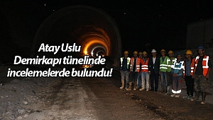 Demirkapı tünelinin iki uçunda 8-10 derecelik sıcaklık farkı