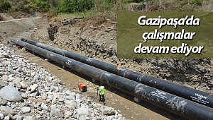 Gazipaşa Sulaması Projesi'nde çalışmalar devam ediyor