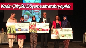 Kadın Çiftçiler Döşemealtı etabı yapıldı