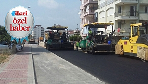 Manavgat Bahçelievler'e sıcak asfalt