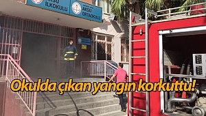 Okulda çıkan yangın korkuttu!