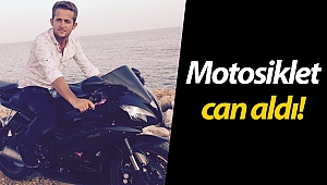 Otomobile arkadan çarpan motosiklet sürücüsü hayatını kaybetti (Videolu)