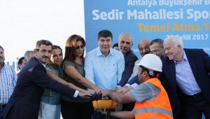 Sedir Mahallesi Spor Kompleksi'nin temeli atıldı