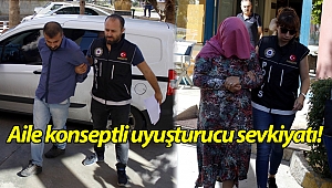 Aile konseptli uyuşturucu sevkiyatı!