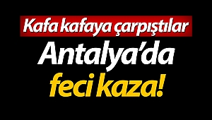 Antalya’da 2 otomobil çarpıştı: 1 ölü, 7 yaralı