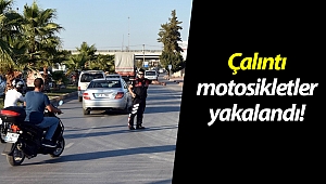 Antalya'da çalıntı motosikletler yakalandı!