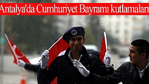 Antalya'da Cumhuriyet Bayramı kutlamaları