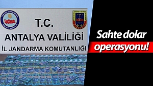 Antalya'da sahte Avusturya doları operasyonu!