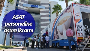 ASAT personeline aşure ikramı