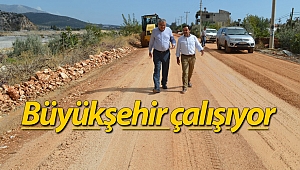 Demre Köşkerler-Kaş Dirgenler bağlantı yoluna asfalt