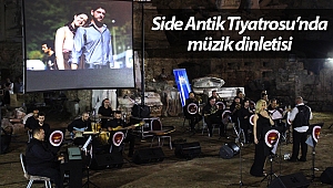 Film müzikleri Side Tiyatrosu’nda çınladı