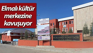Havuzlu kültür merkezi Elmalı'ya çok yakışacak