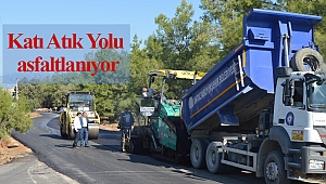 Katı Atık Yolu asfaltlanıyor