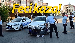 Manavgat'ta motosiklet kazaları: 4 yaralı!