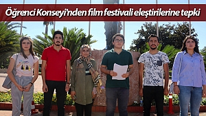 Öğrenci Konseyi'nden film festivali eleştirilerine tepki (Videolu)