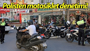 Polisten motosiklet denetimi! (Videolu)