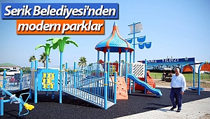 Serik Belediyesi'nden modern parklar