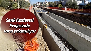 Serik Kızderesi'nde ikinci etap da tamam