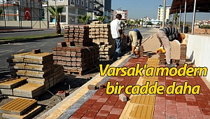 Varsak'a modern bir cadde daha