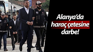 Alanya'da haraç çetesine 14 tutuklama! (Videolu)