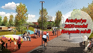 Antalya'ya 2020 model Konyaaltı sahili