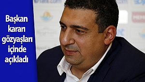 Başkan kararı gözyaşları içinde açıkladı 