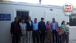 Büyükşehir’den ana oğula prefabrik ev