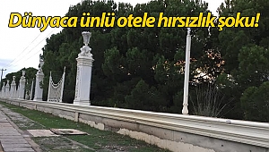 Dünyaca ünlü otele hırsızlık şoku!