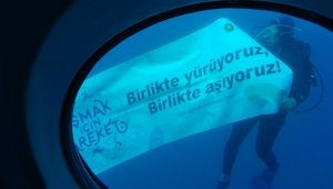 Engelli bireylerin denizaltı keyfi