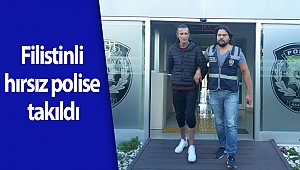 Filistinli hırsız polise takıldı