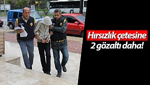 Hırsızlık çetesine 2 gözaltı daha!