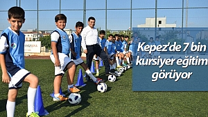Kepez'de 7 bin kursiyer eğitim görüyor