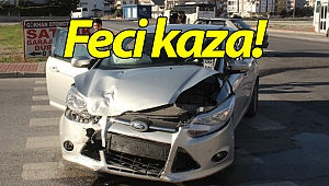 Manavgat'ta trafik kazası: 2 yaralı!
