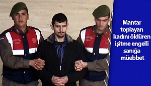 Mantar toplayan kadını öldüren işitme engelli sanığa müebbet