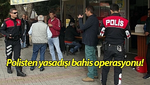 Polisten yasadışı bahis operasyonu! (Videolu)