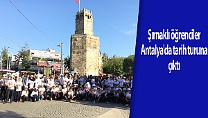 Şırnaklı öğrenciler Antalya'da tarih turuna çıktı