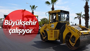 Antalya'da asfaltlama çalışmaları