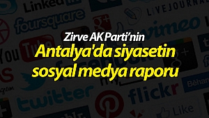 Antalya'da siyasetin sosyal medya raporu